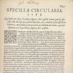 Tekstpagina uit Specilla circularia.