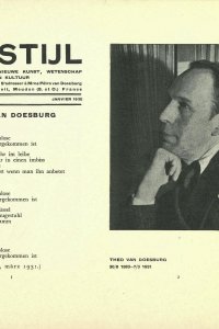Titelpagina De Stijl dernier numero 1932