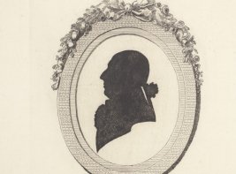 Silhouetportret van Rijklof Michael van Goens