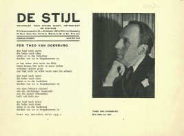 Titelpagina De Stijl dernier numero 1932