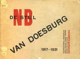 Vooromslag van De Stijl dernier numero 1932