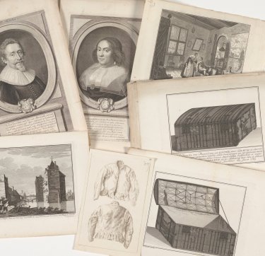 Compilatie van prenten van Hugo de Groot, uit de collectie Cornets de Groot.