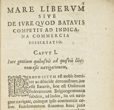 Titelblad Mare Liberum