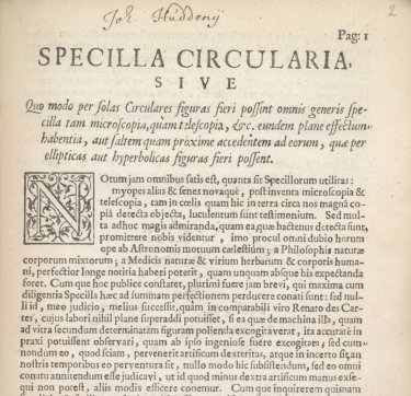 Tekstpagina uit Specilla circularia.