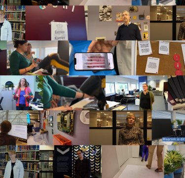Compilatiefoto van alle video's uit de columnreeks Wilma ontdekt.