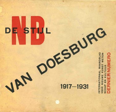 Vooromslag van De Stijl dernier numero 1932