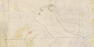 Vrouwenportret van Jan Toorop