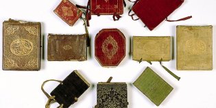 Afbeelding van de 11 alba amicorum (vriendenboeken) van de familie Van Harinxma thoe Slooten