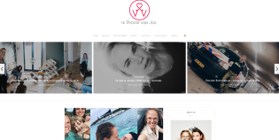 Homepage van de site Ik vrouw van jou, deel van de LHBT+-webcollectie, met foto's van vrouwen.