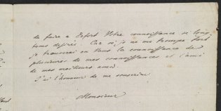 Brief van Johann Wolfgang von Goethe aan Rijklof Michael van Goens