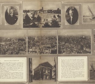 Foto's van het oude Rotterdam, ook met afbeeldingen van enkele notabele Rotterdammers