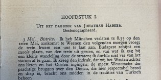 Hoofdstuk 1 van Dracula door Bram Stoker