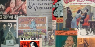 Een compilatie met kaften van pulpboeken