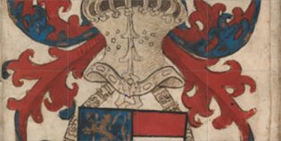 Wapen uit het Wapenboek Nassau-Vianden