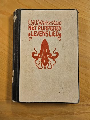De kaft van 'Het purperen levenslied' door Edith Werkendam