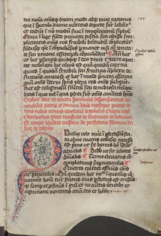 Pagina uit een oud handschrift.