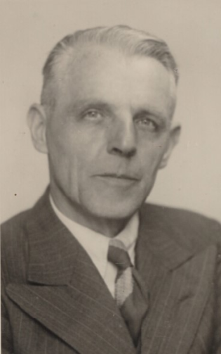 Een zwart-witfoto van Teun Abbenbroek
