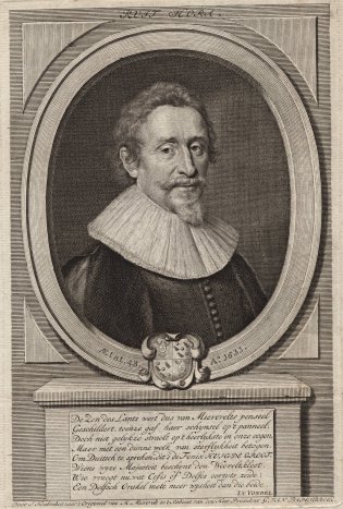 Getekend portret van Hugo de Groot