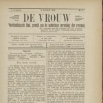 Tekstpagina uit tijdschrift De Vrouw.