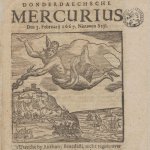 De voorpagina van Donderdaechse Mercurius, 3 februari 1667