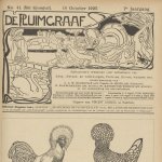 De voorpagina van De Pluimgraaf uit 1905