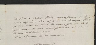 Brief van Johann Wolfgang von Goethe aan Rijklof Michael van Goens