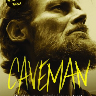 De kaft van 'Caveman' door Patrick van der Jagt