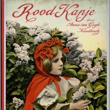 De kaft van 'Roodkapje' door Anna van Gogh-Kaulbach