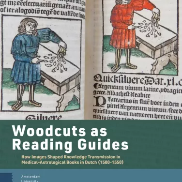 De kaft van "Woodcuts as Reading Guides"